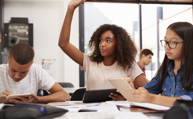 Student Raising Hand 1